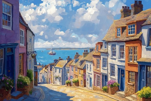 Seaside seascape canvas - seascape,