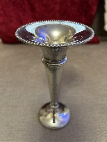Vintage silver plated bud - plated,