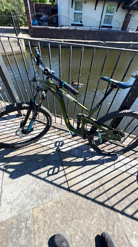 Kona mountain bike green black - kona, green/black