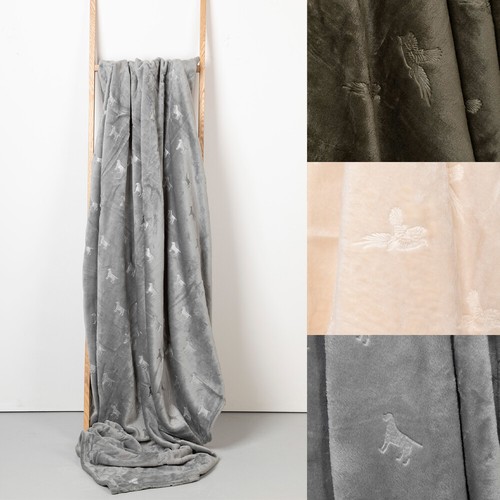 Rydale patterned fleece throw - fleece,