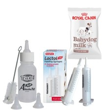Trixie puppy bottle feeding - bottle,