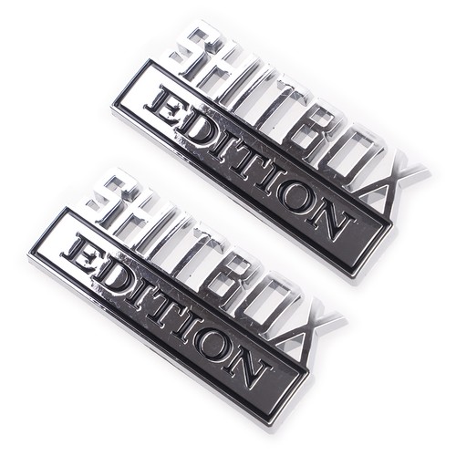 Shitbox edition emblems - shitbox,