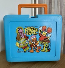 Vintage 1983 Fraggle Rock Plastic Lunchbox By Bluebird Jim Henson RARE Muppets