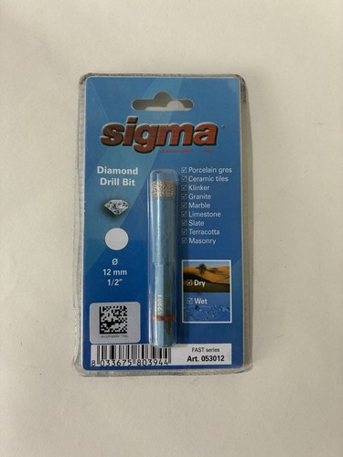 Sigma 12mm diamond tile drill - 12mm,