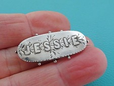 ANTIQUE VICTORIAN SILVER NAME