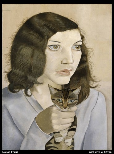 Lucian freud girl with - with, a