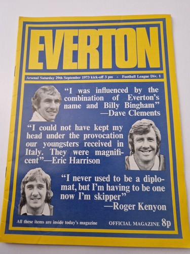 Everton arsenal 1973 - vs,