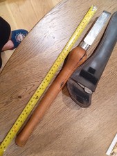 skew chisel~29/32" made from WILTSHIRE FLAT SMOOTH FILE L~16 3/4" handle~12 1/4"