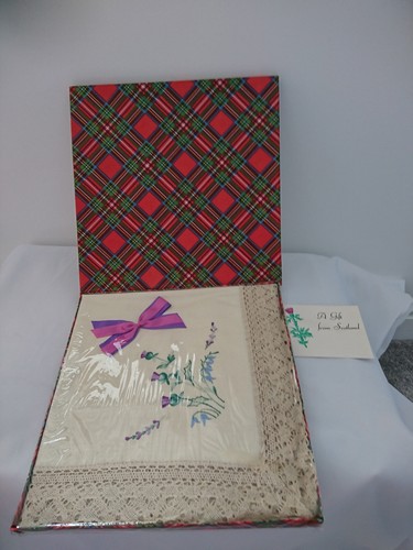 Vtg all linen rare scottish - linen,