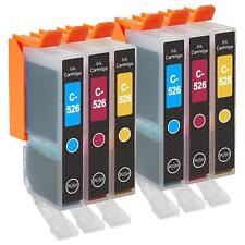 6 C/M/Y Ink Cartridges for
