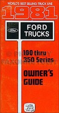 1981 Ford Pickup Truck Owners