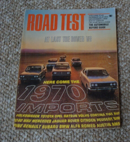Road test magazine nov 1969 - magazine,