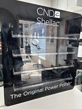 CND SHELLAC SALON WALL DISPLAY SHELF RACK + Holds 52 UV Gel Polish Bottles