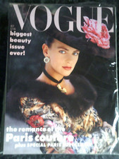 Vogue  October 1987 - Lovely smooth original copy  - Ideal for Gift