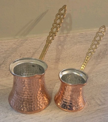 Set hammered copper - set,