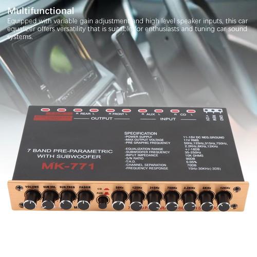Band car graphic equalizer - *7,