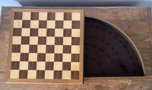 Vintage wooden chess - wooden,