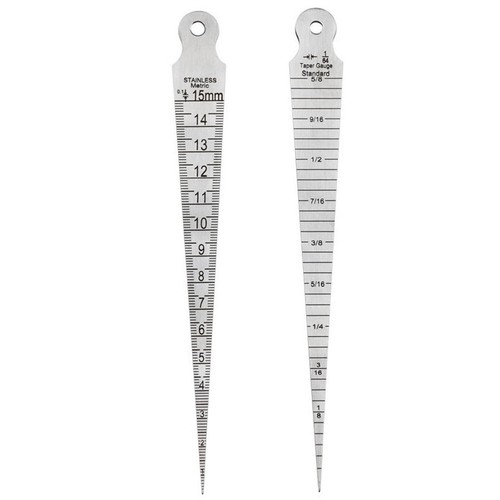 Stainless steel taper gauge - stainless,
