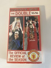 VHS Video Tape Football Manchester United 95-96 Season Review The Double Man Utd