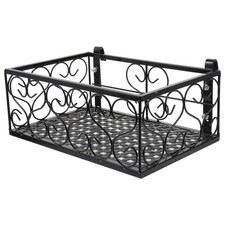  Wrought Iron Hanging Flower Pot Rack Balcony Flowerpot Holder Stands