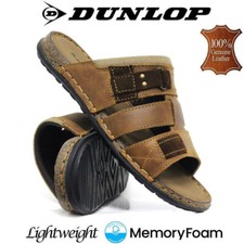 Mens Leather Memory Foam
