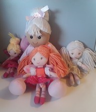 Ballerina Fairy Rag Dolls Bundle Of Four
