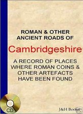 CAMBRIDGESHIRE COIN FINDS + MAPS Metal Detector Roman - CD