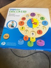 universe of imagination discovery wooden learning clock