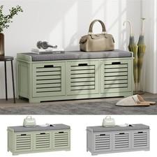 3-Door Shoe Storage Bench w/
