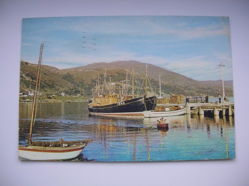Ullapool postcard the pier - postcard,