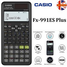 CASIO FX-991ES Plus Advanced Scientific Calculator 417 Functions Black UK