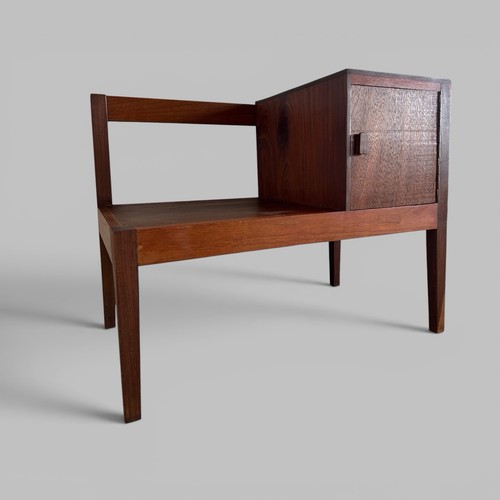Mid century solid teak hall - mid,