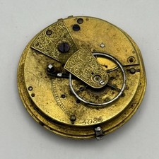 Fusee pocket watch movement - fusee,
