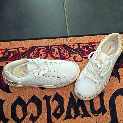 Primark teens white low top - primark,