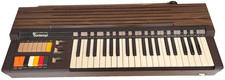 Bontempi HF222.41 Electric Chord Organ Keyboard Vintage Brown Requires Service