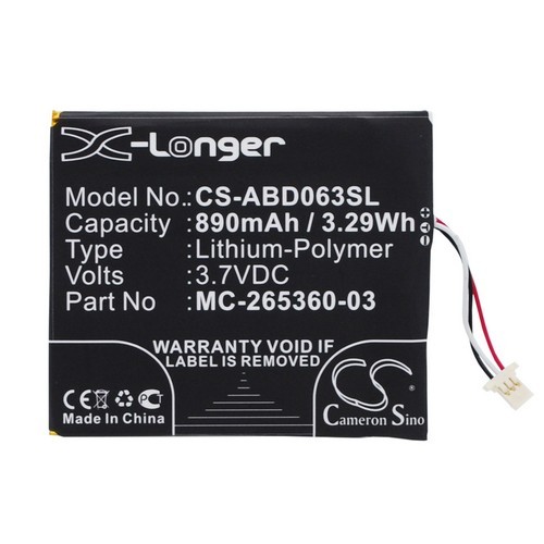 Battery for amazon 000083 - amazon, 58-000083