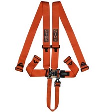 Nascar Race Harness 5-Point SFI 16.1 Racing Belt Buckle F2 F1 - ORANGE STR