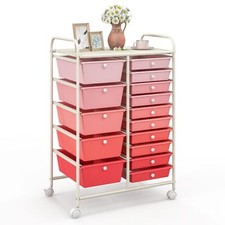 15 Drawers Storage Trolley