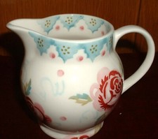 EMMA BRIDGEWATER ROSE & BEE HALF PINT JUG 1ST STICKER UNUSED