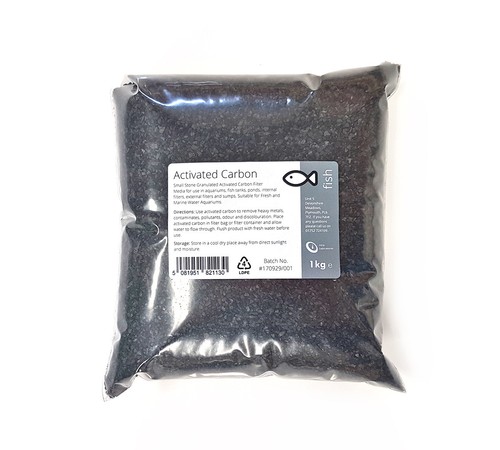 Activated carbon 1kg small - activated,