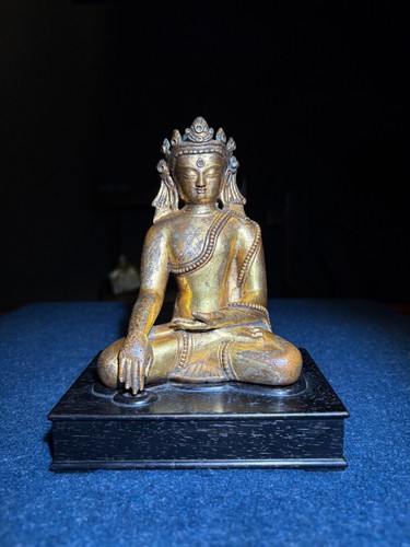 Tibetan old gilt - , copper