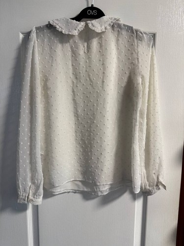 New look white dobby mesh - look,