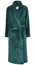 Ladies Warm Fleece Bathrobe /