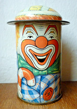 Cap-Tins Clown Tin. Vintage