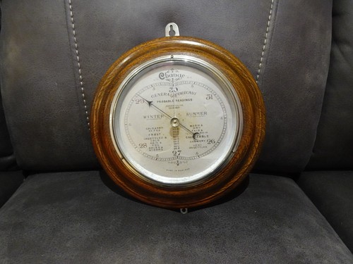 Vintage aneroid barometer john - vintage,