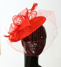 Saucer Sinamay Headband