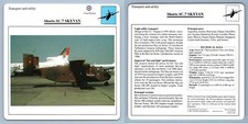 Shorts SC.7 Skyvan - Transport - Warplanes Collectors Club Card