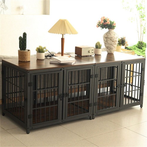 Heavy dog crate furniture end - crate,