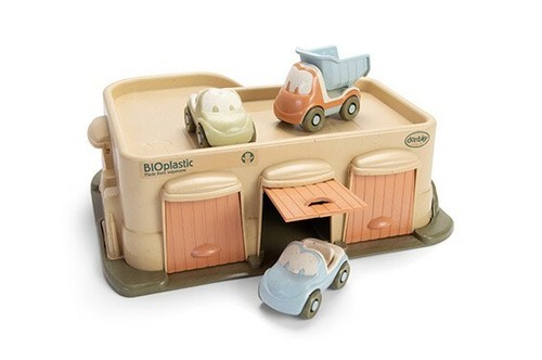 Bioplastic play garage with - play, 3