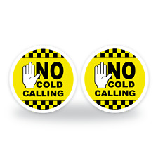 Set of 2 No cold callers Door